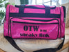 Spennanight Duffle bag with 4 pockets and over the shoulder strap. (Spend the night bag)